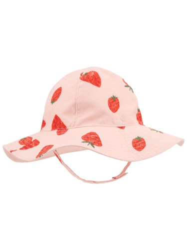 כובע רחב שוליים דו צדדי תותים