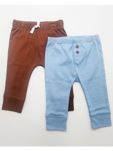זוג מכנסיים כחול/חום